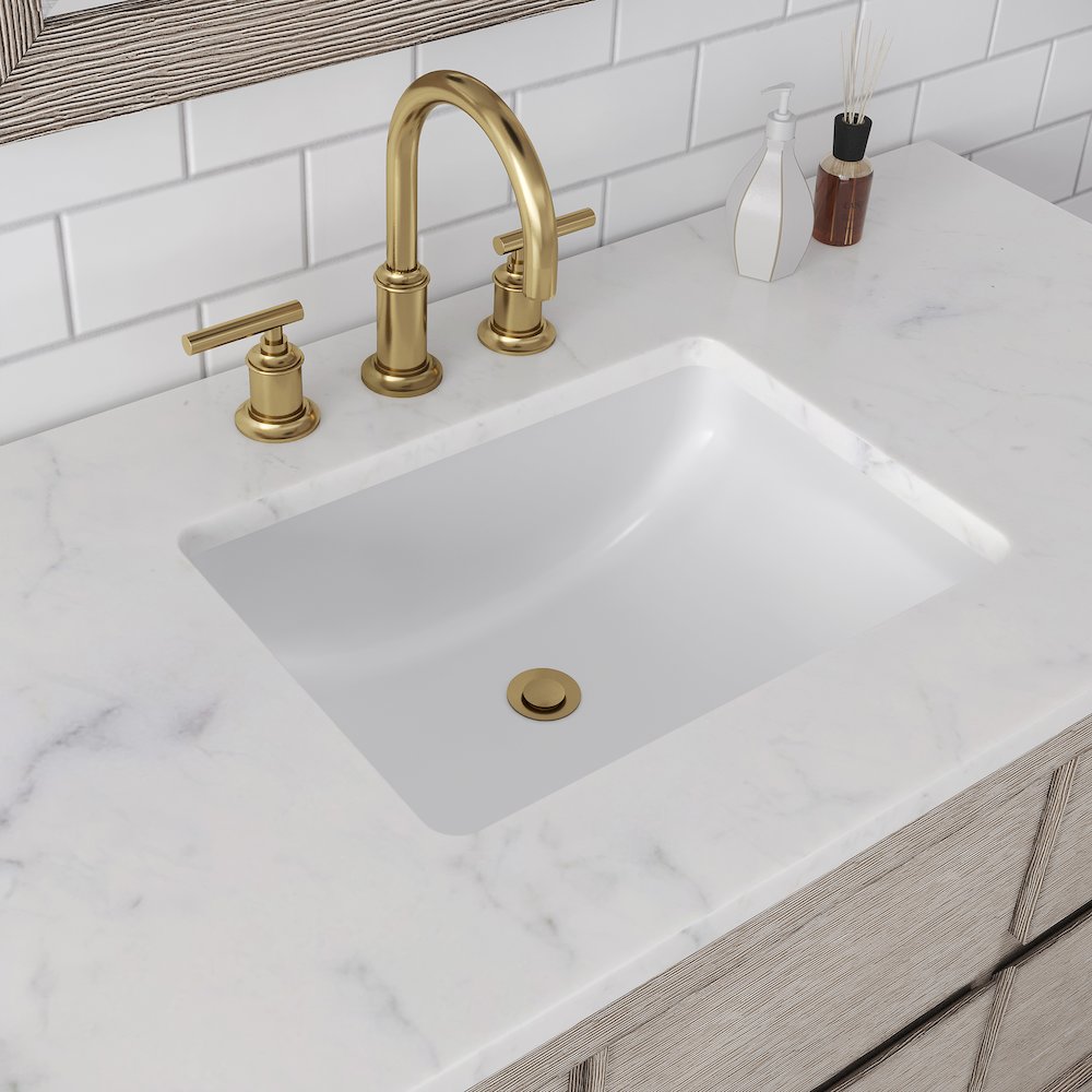 Oakman 72 In. Double Sink Carrara White Marble Countertop Bath Vanity