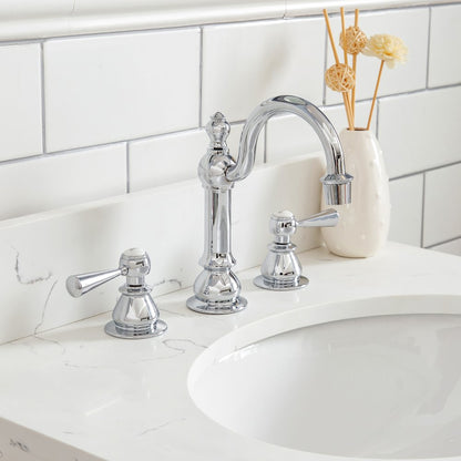 Queen 24 In. Single Sink Sink Carrara Quartz Countertop Bath Vanity