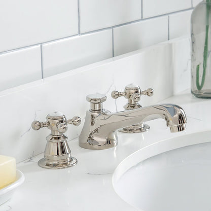 Queen 36 In. Single Sink Sink Carrara Quartz Countertop Bath Vanity