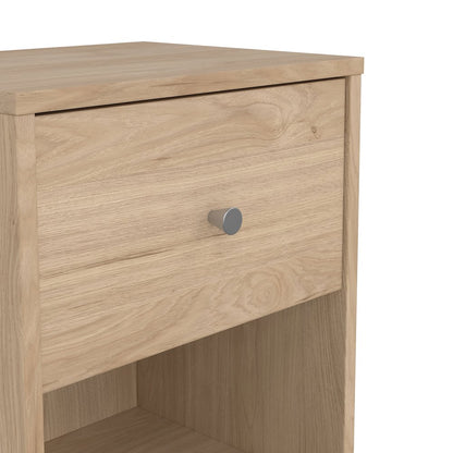 Portland 1 Drawer Nightstand - Set of 2, Jackson Hickory