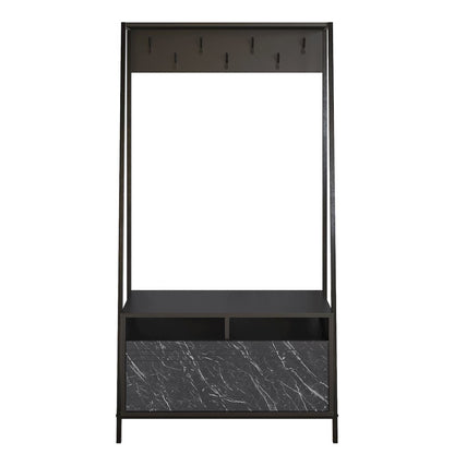 Devin Hall Tree - Black & Bendire