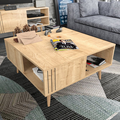 Ronas Coffee Table - Sapphire Oak