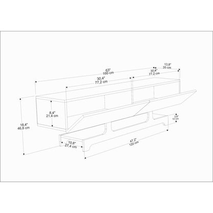Tera Tv Stand White