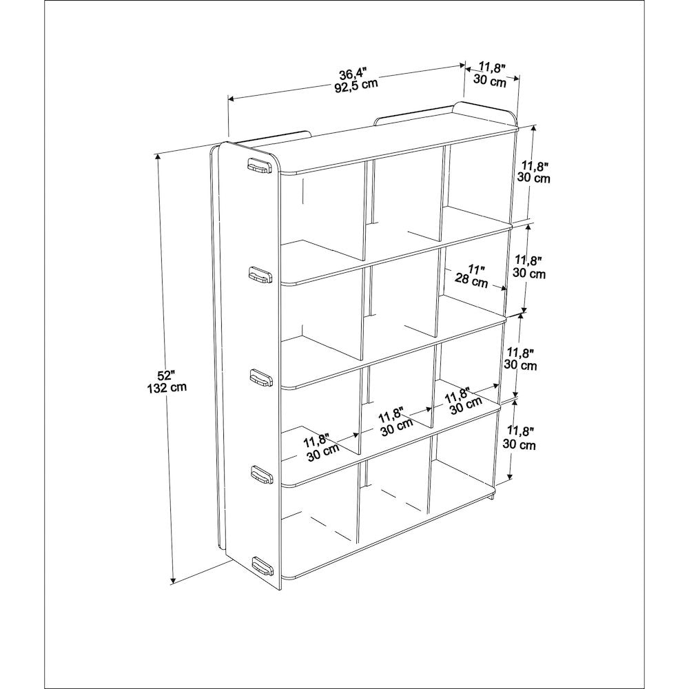 Zimba Bookcase 8 Mm
