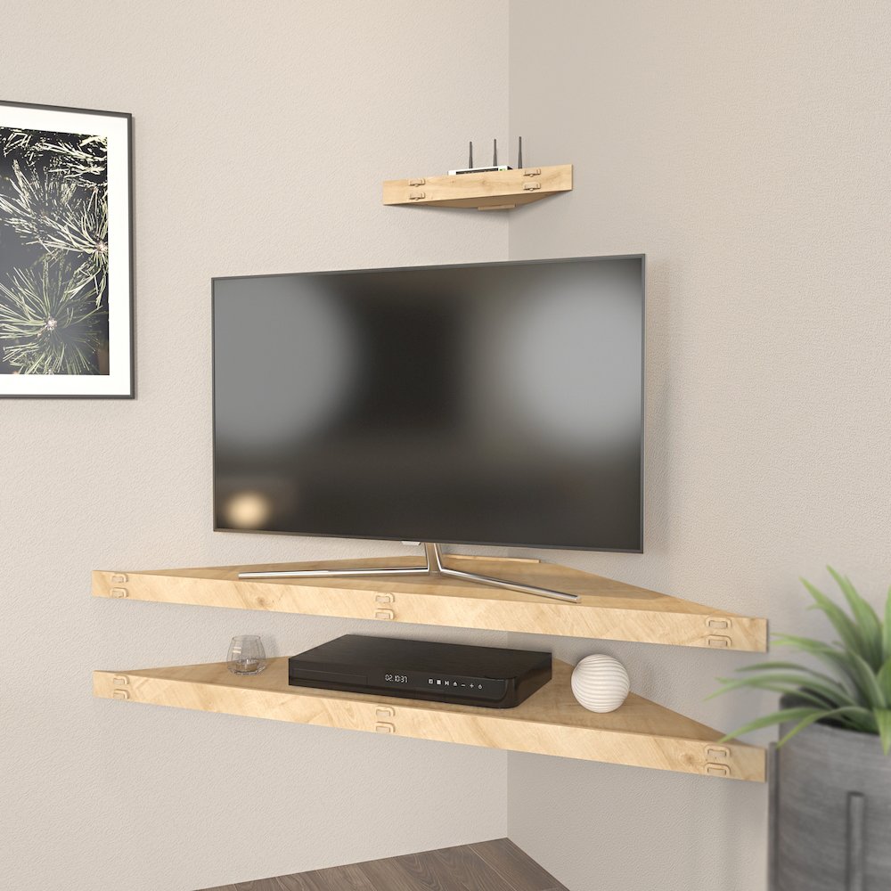 Mensi Corner Tv Stand
