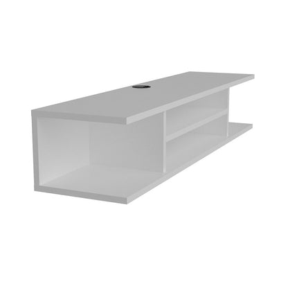 Pivot Floating Tv Stand - White