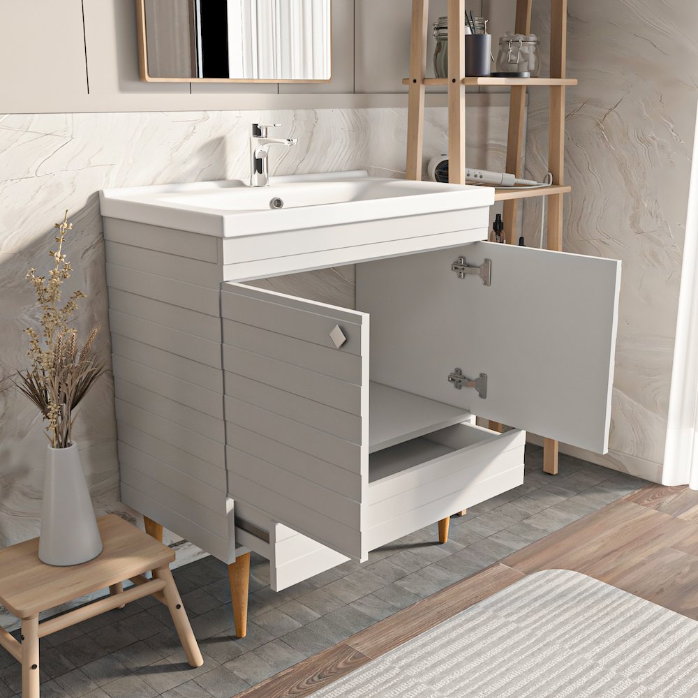 Yemera 31" Bathroom Vanity White