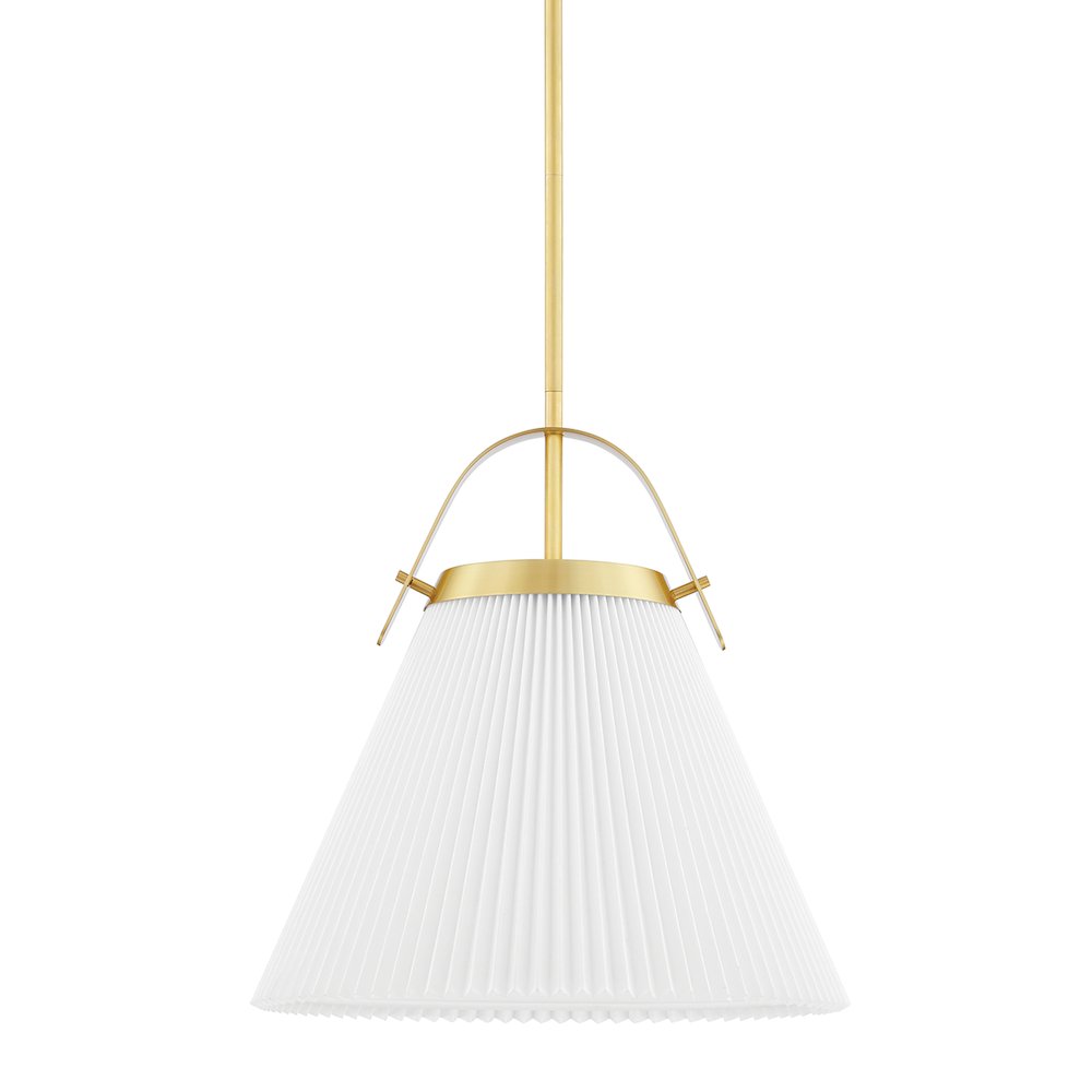 Aldridge Pendant, Aged Brass