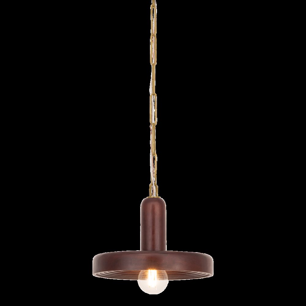 Scheana Pendant, Aged Brass