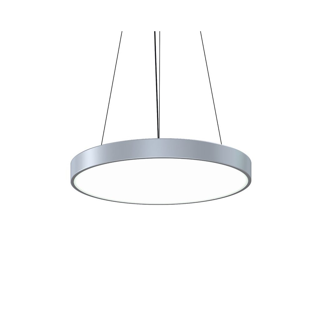 Pi Pendant, Bright Satin Aluminum