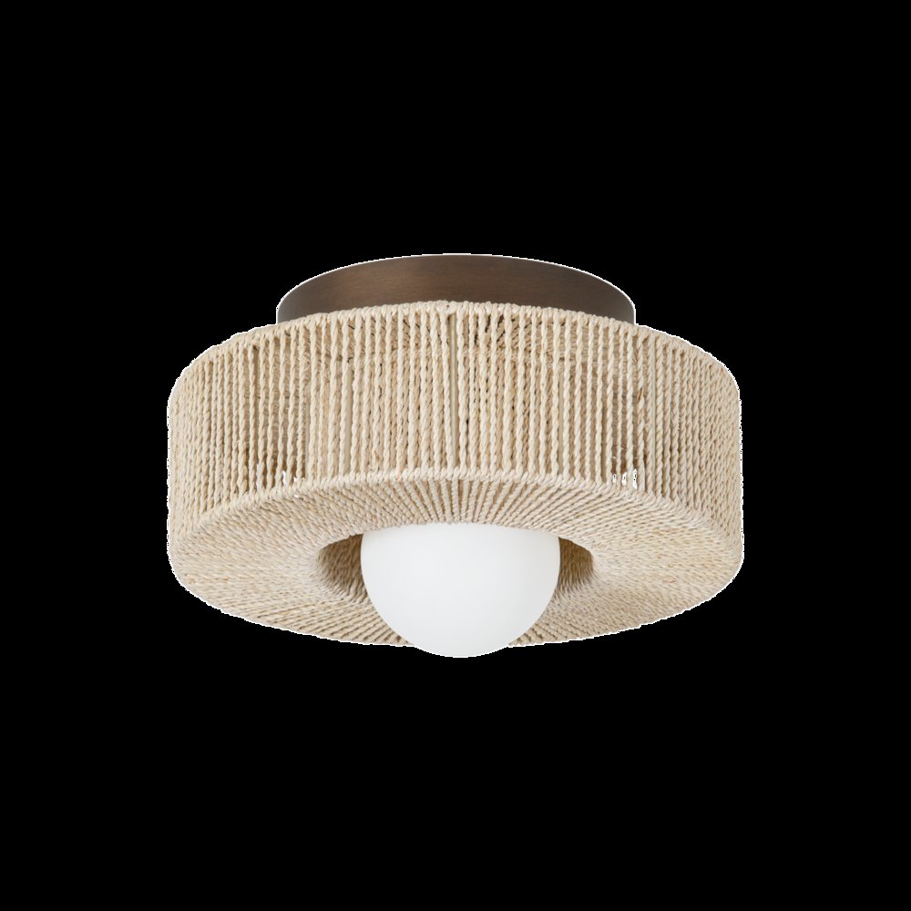 Coleman Flush Mount, Bronze Leaf