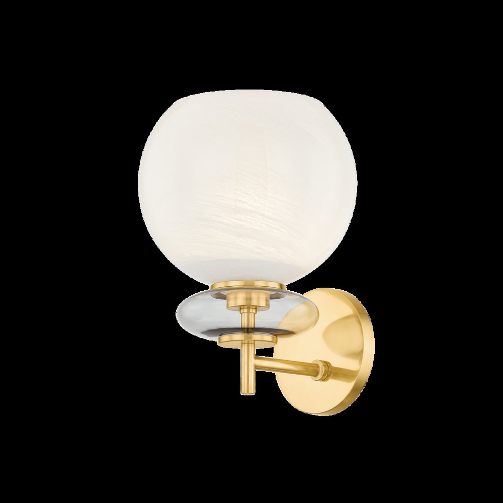 Alexia Wall Sconce, Aged Brass