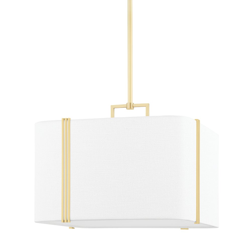 Downing Pendant, Aged Brass