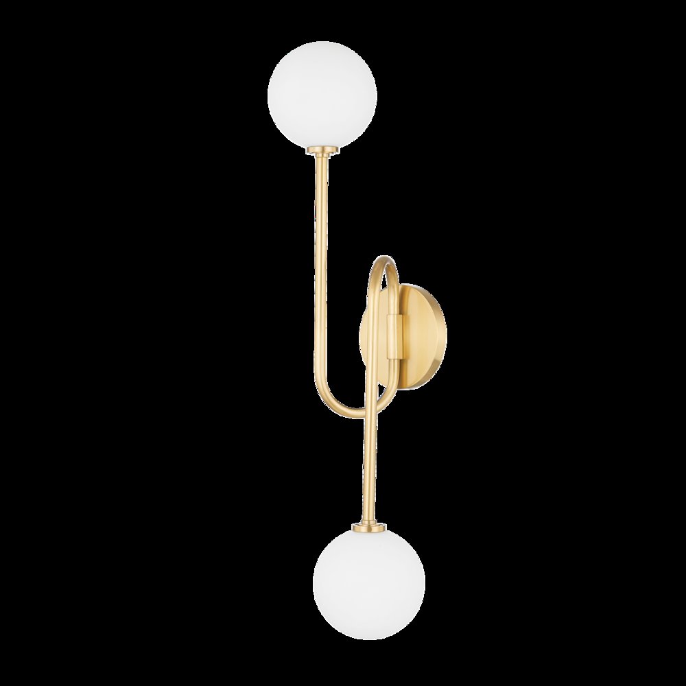 Zani Wall Sconce, Aged Brass