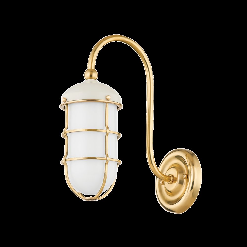 Holkham Wall Sconce, Aged Brass
