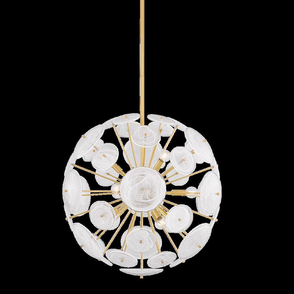 Tamara Chandelier, Aged Brass