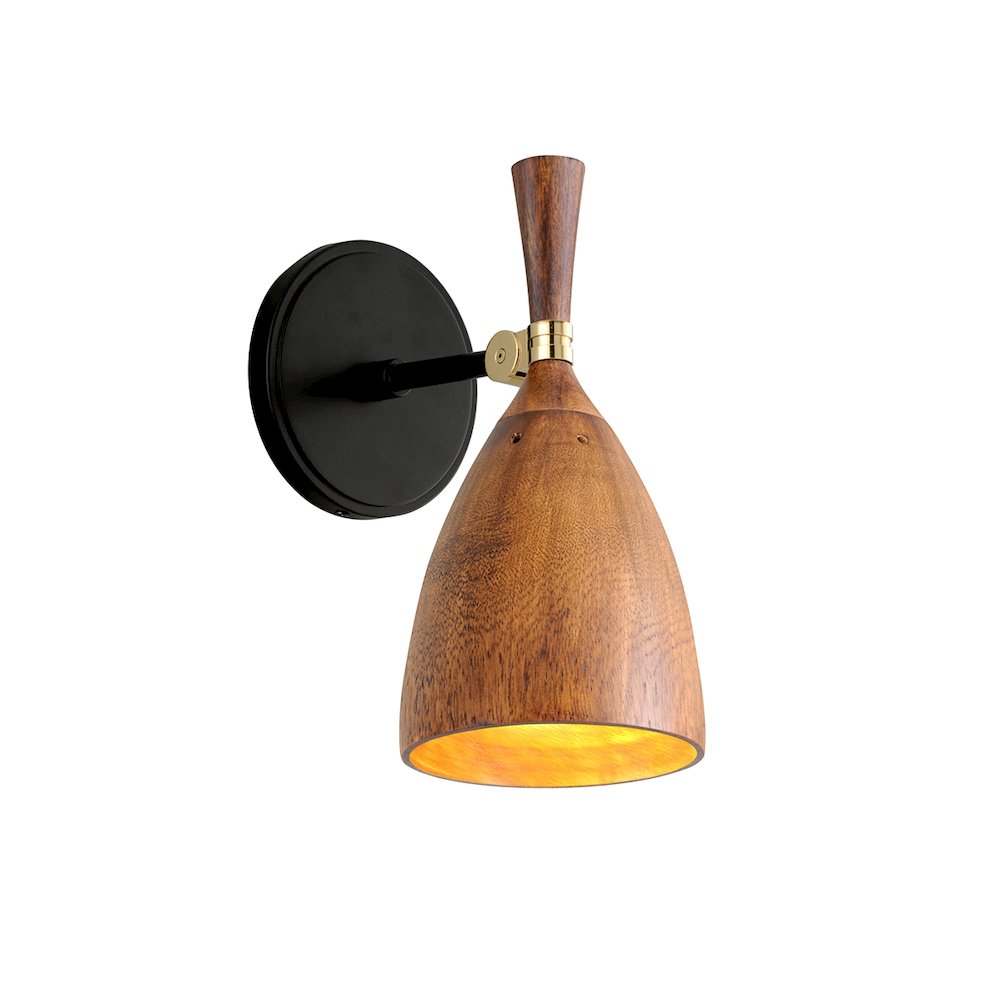 Utopia Wall Sconce, Soft Black