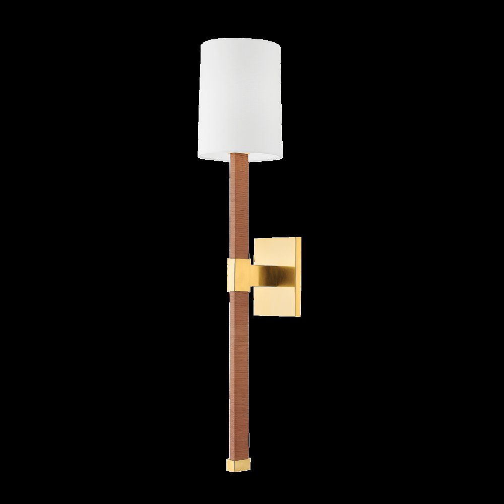 Minnetonka Wall Sconce, Aged Brass