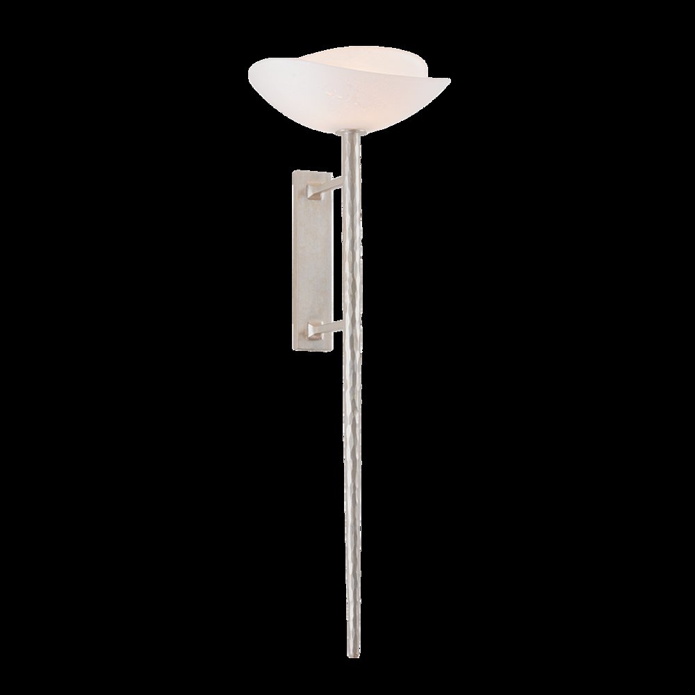Coppa Wall Sconce, Warm Silver Leaf