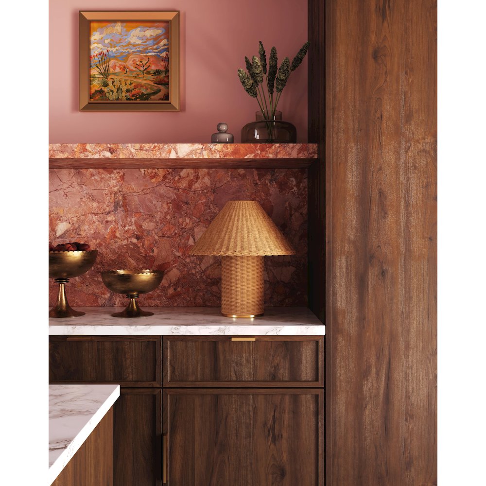 Jeanette Table Lamp, Aged Brass