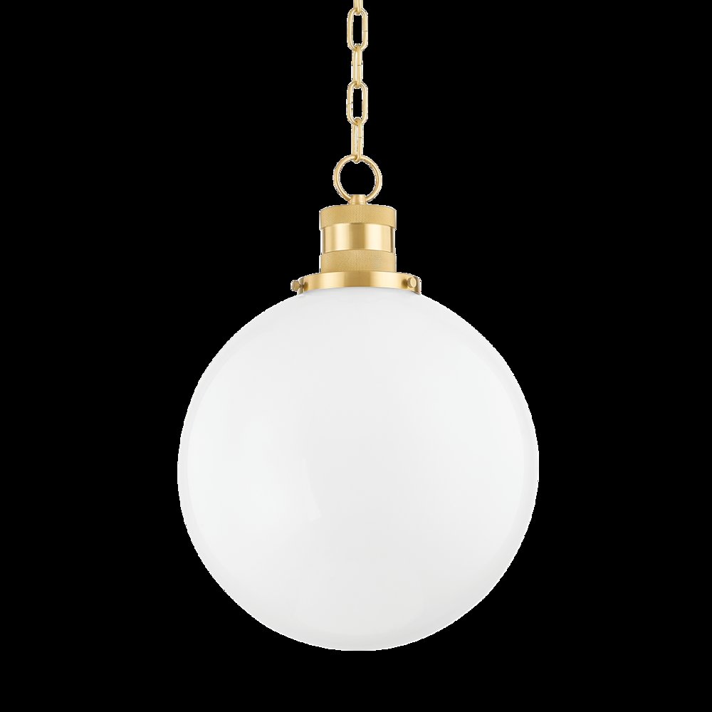 Beverly Pendant, Aged Brass