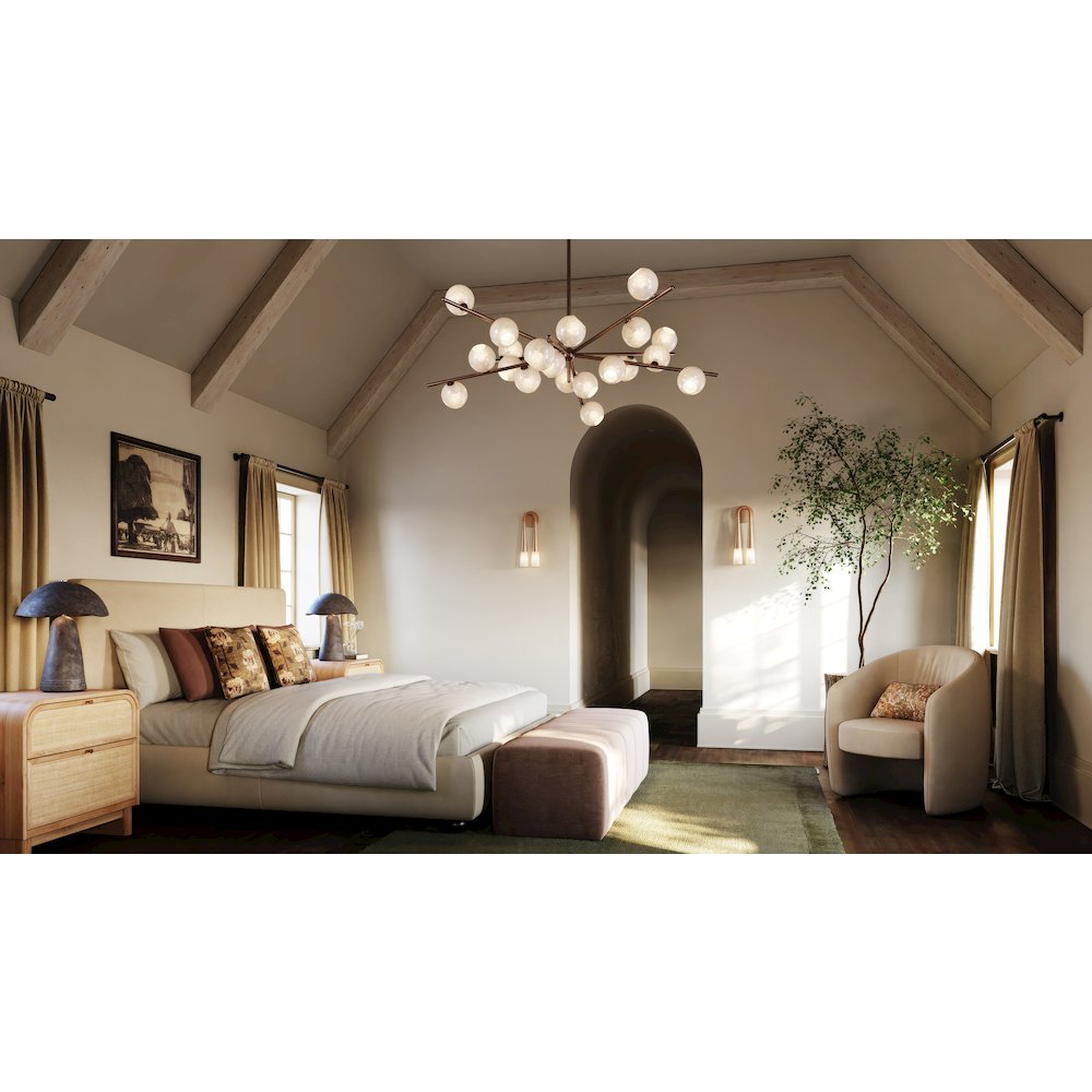 Sonny Chandelier, Bronze Leaf