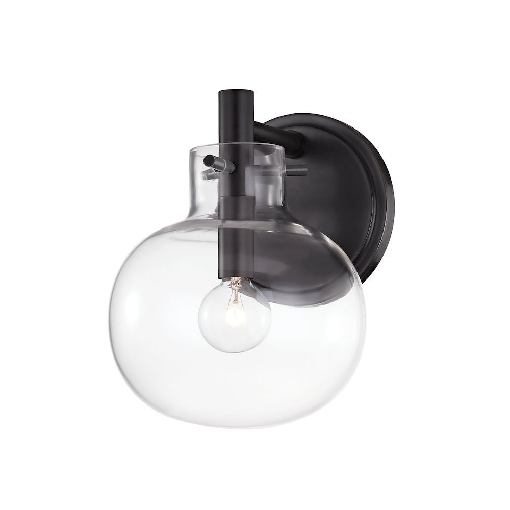 Hempstead Wall Sconce, Black Brass