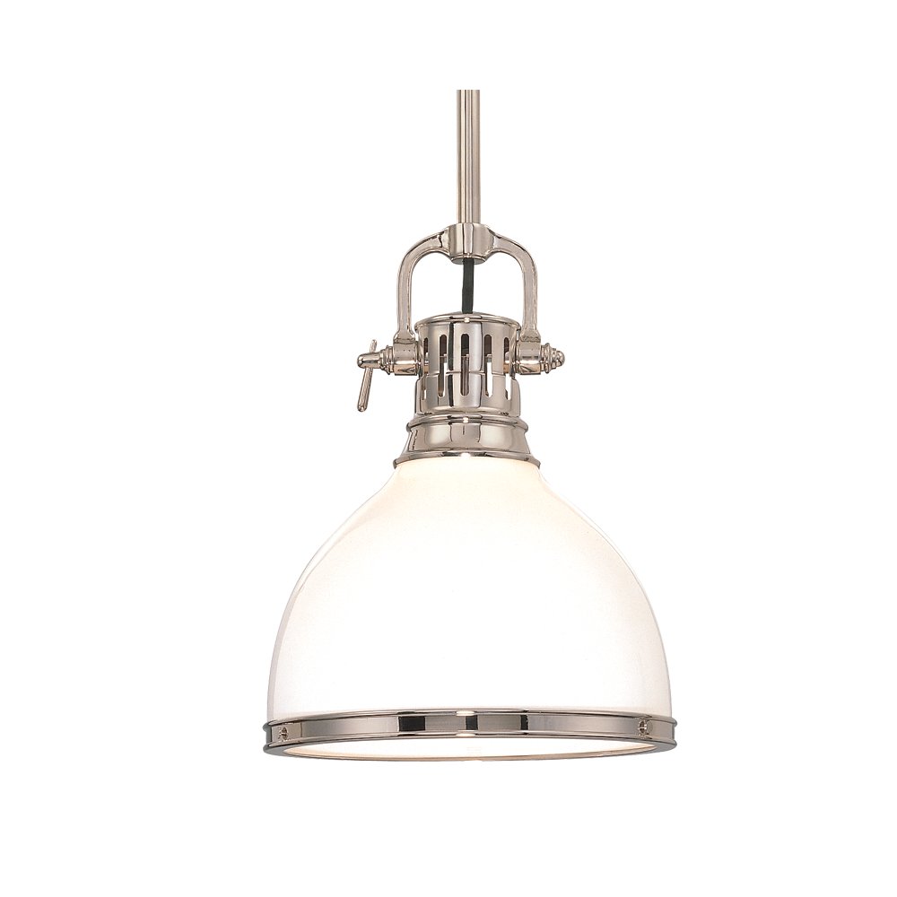 Randolph Pendant, Polished Nickel