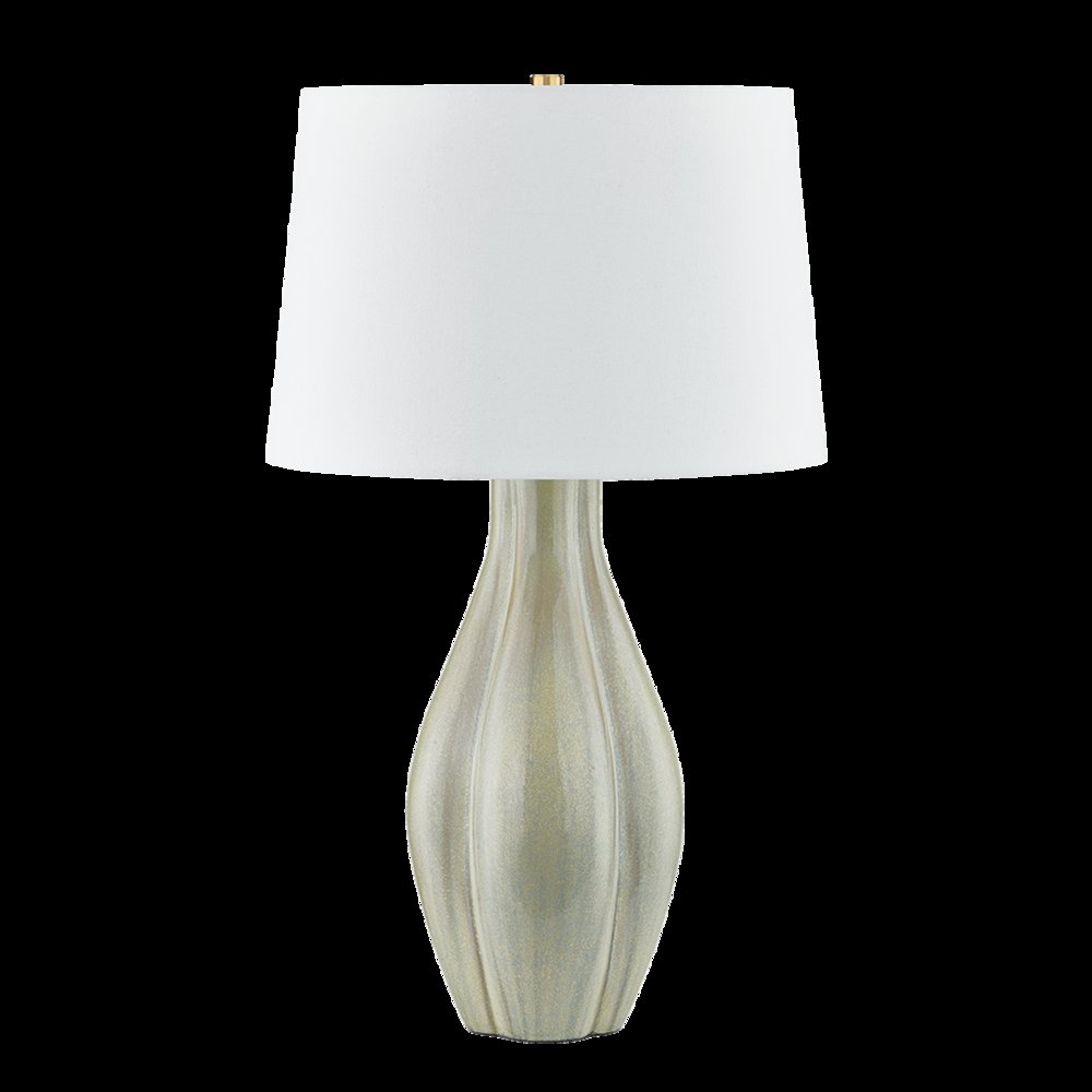Galloway Table Lamp, Aged Brass
