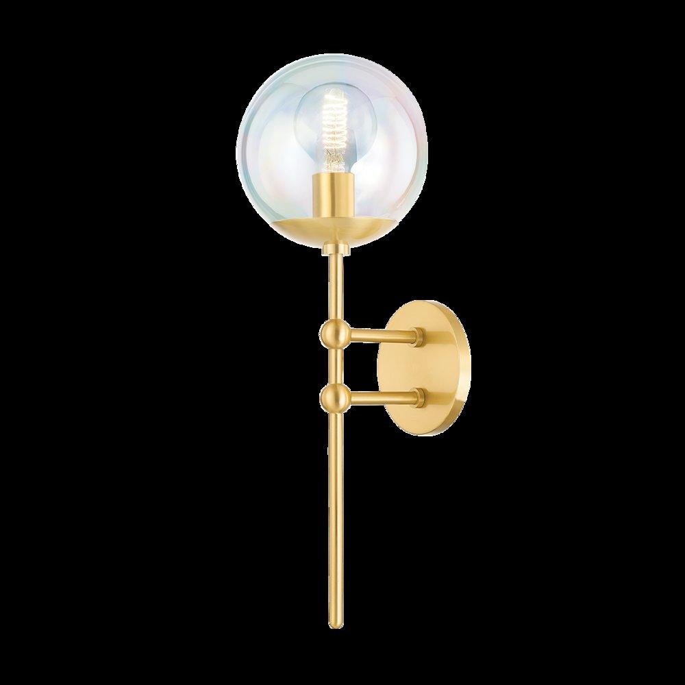 Ophelia Wall Sconce, Aged Brass