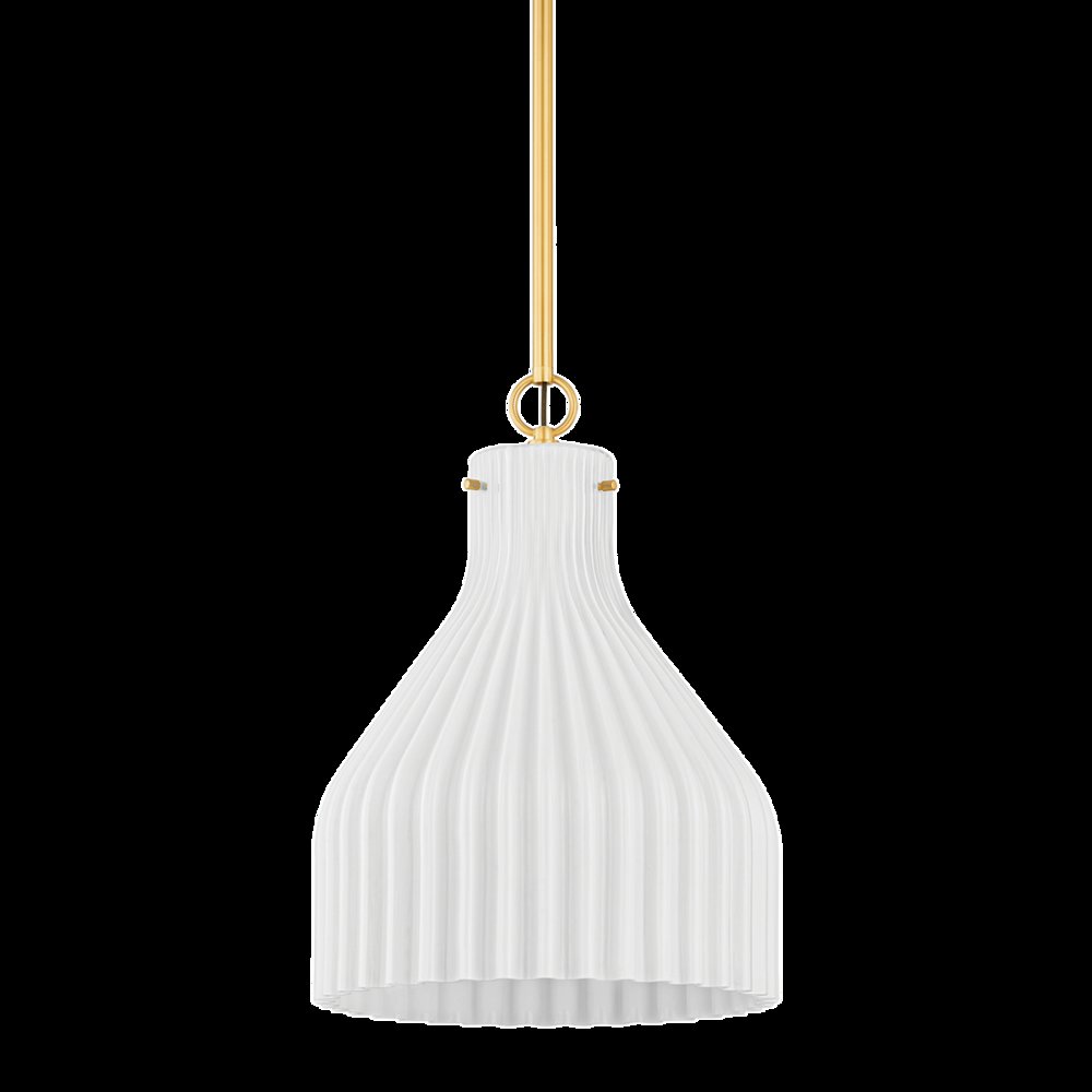 Corinthia Pendant, Aged Brass