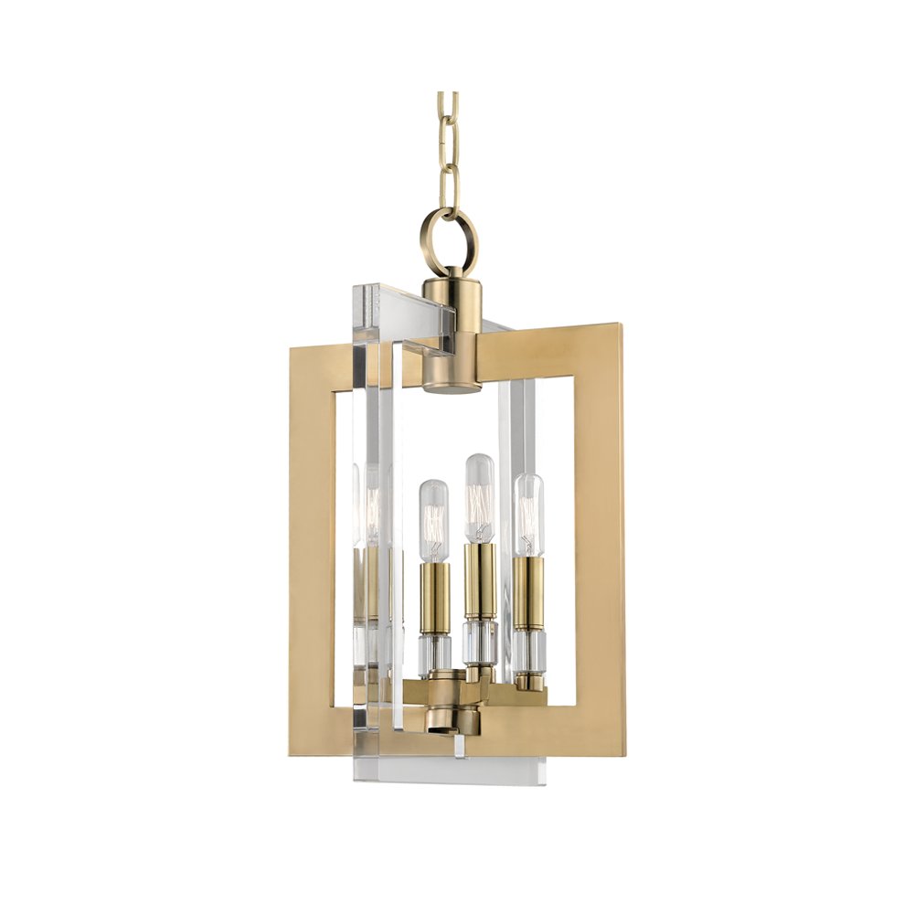 Wellington Pendant, Aged Brass