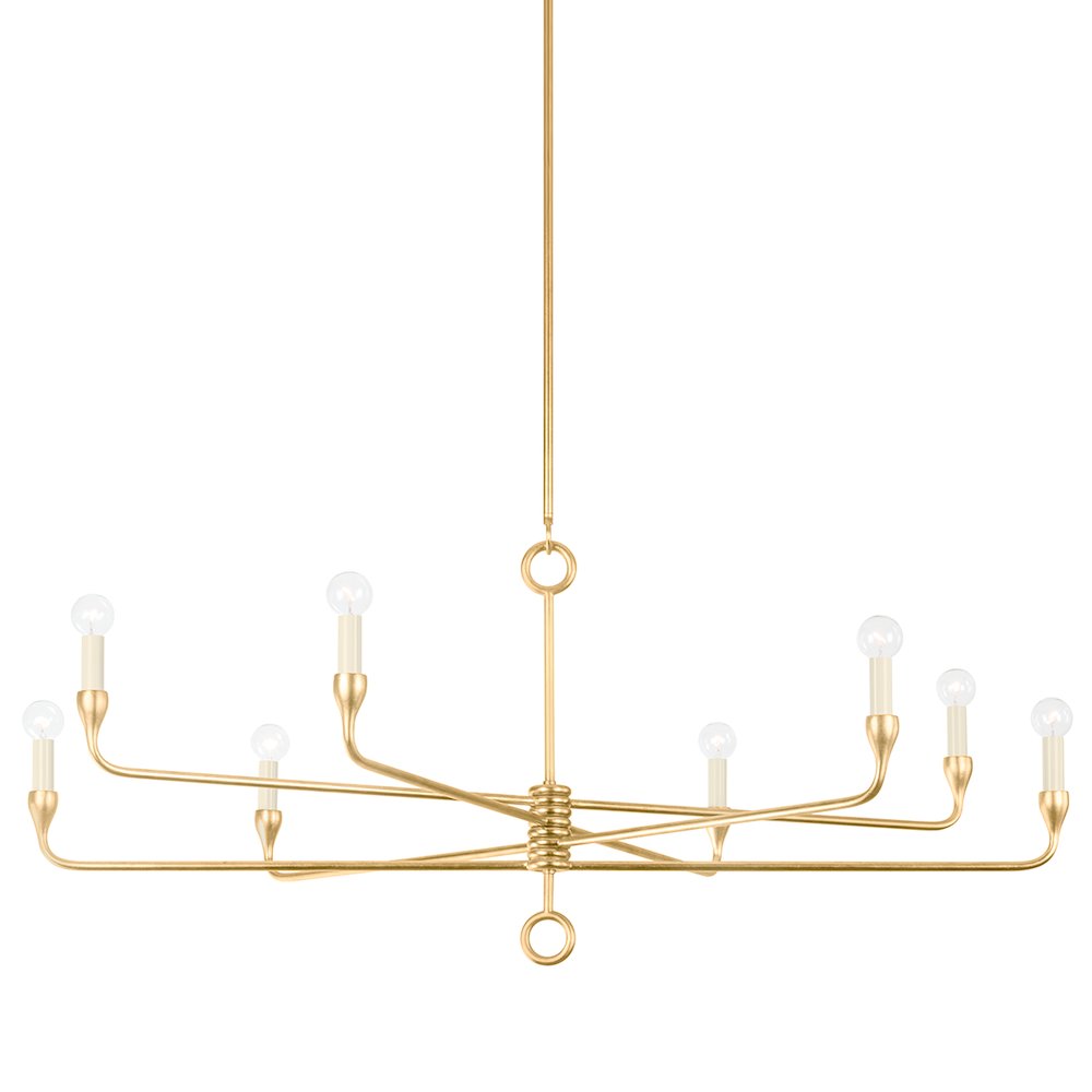 Orson Chandelier, Vintage Gold Leaf