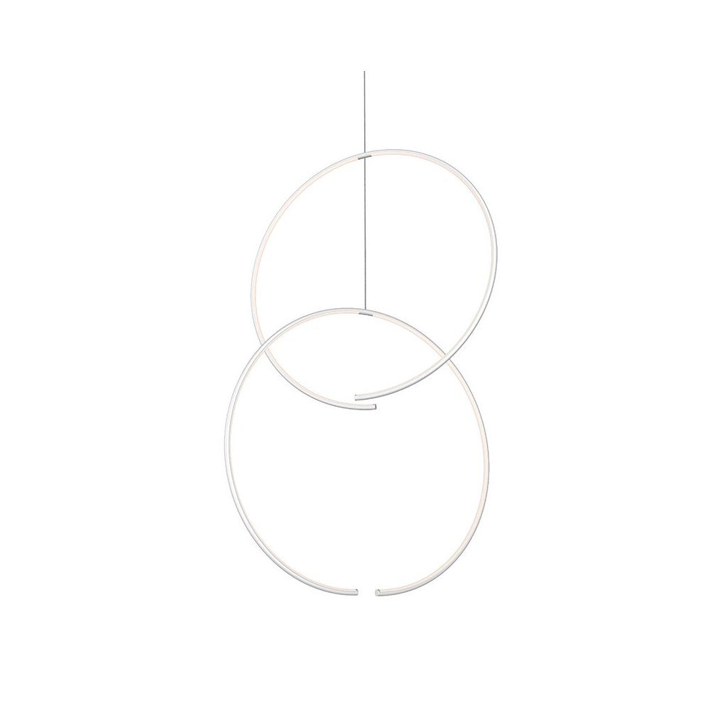 Torc Pendant, Satin White