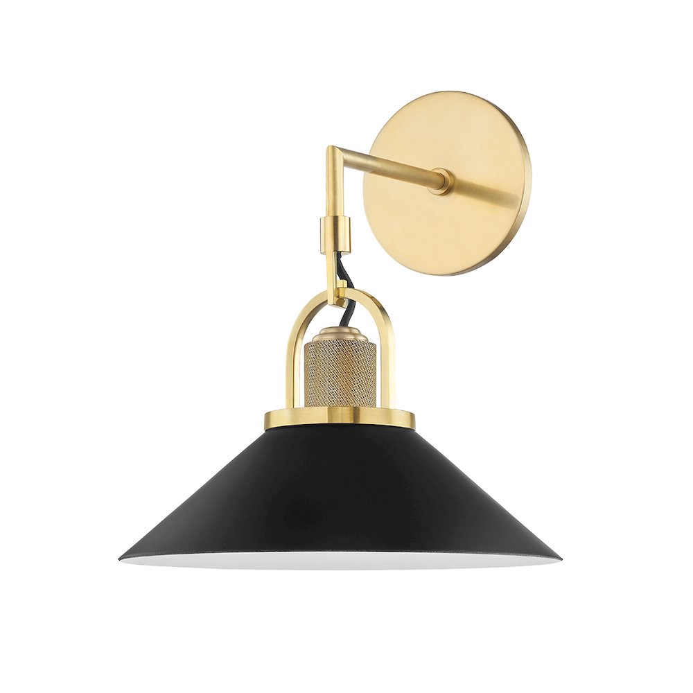 Syosset Wall Sconce, Aged Brass