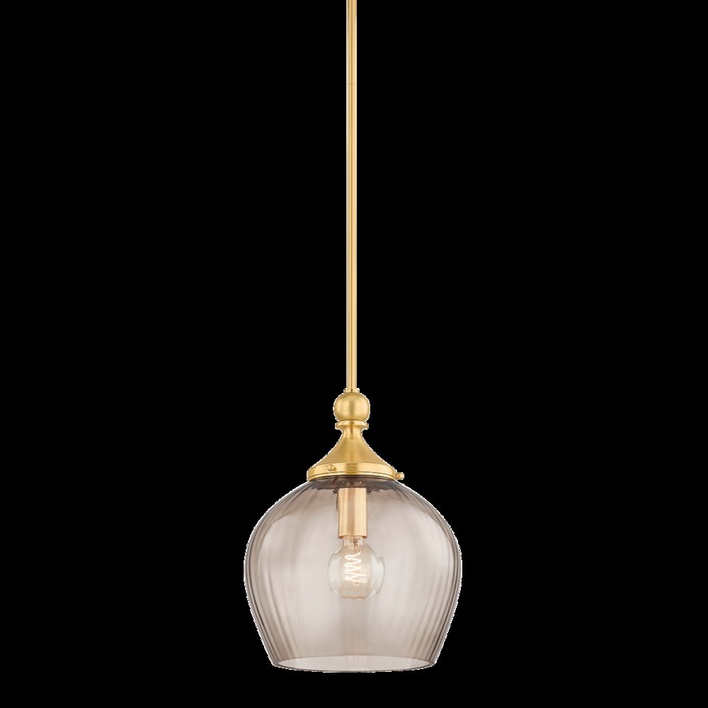 Chatton Pendant, Aged Brass