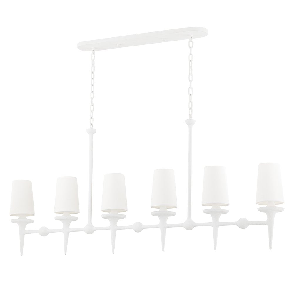 Torch Linear, White Plaster