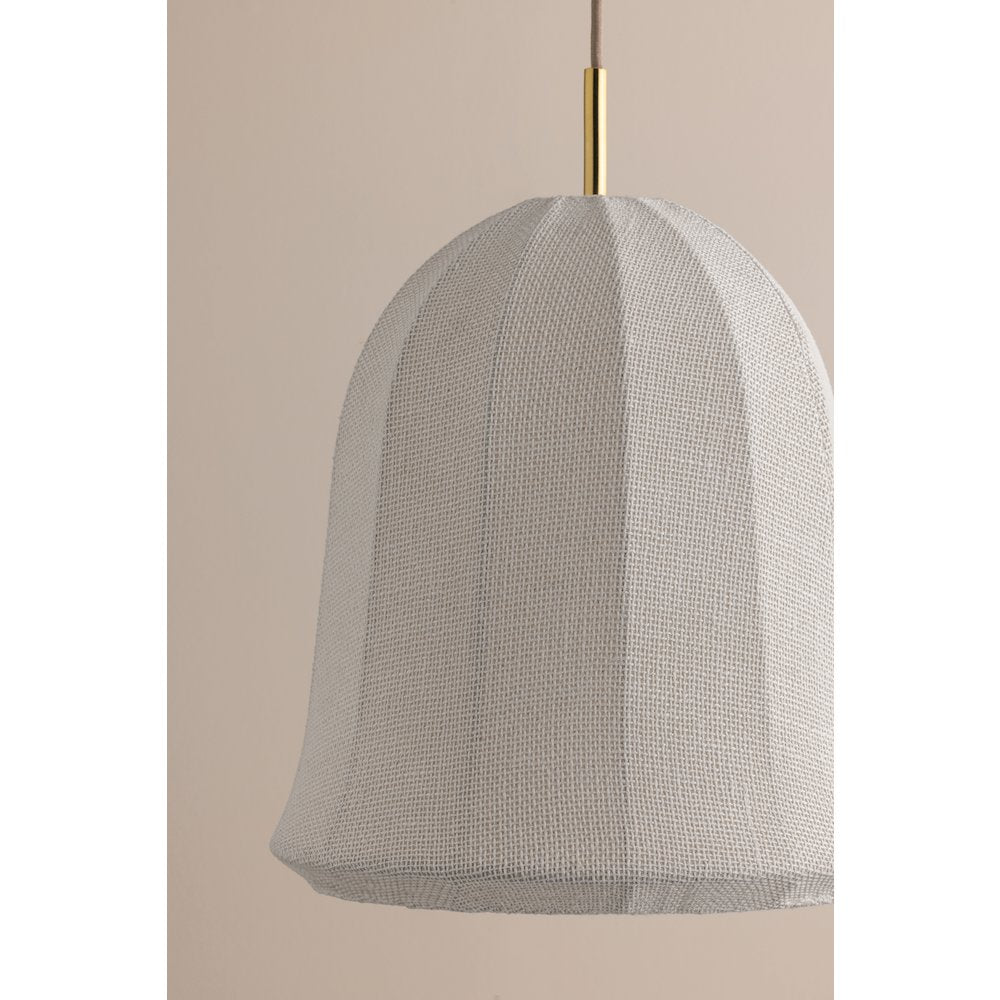 Risa Pendant, Aged Brass
