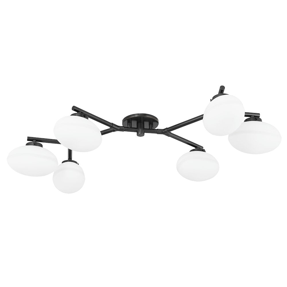 Wagner Semi Flush, Old Bronze