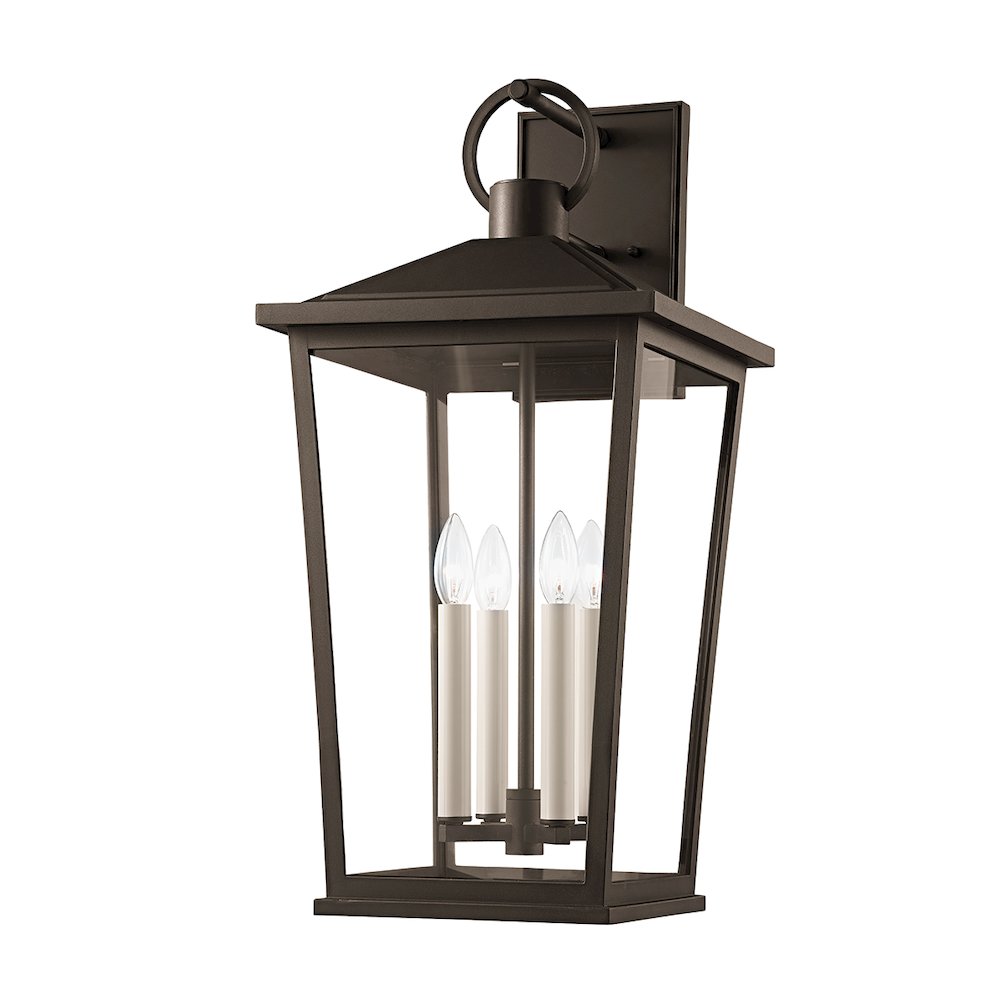 Soren Exterior Wall Sconce, Textured Bronze, Hl