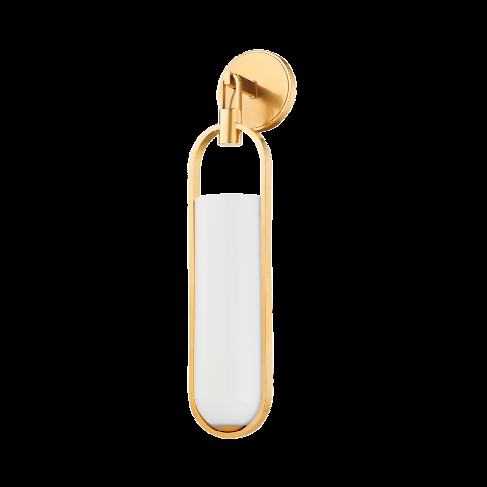 Lorimer Wall Sconce, Aged Brass