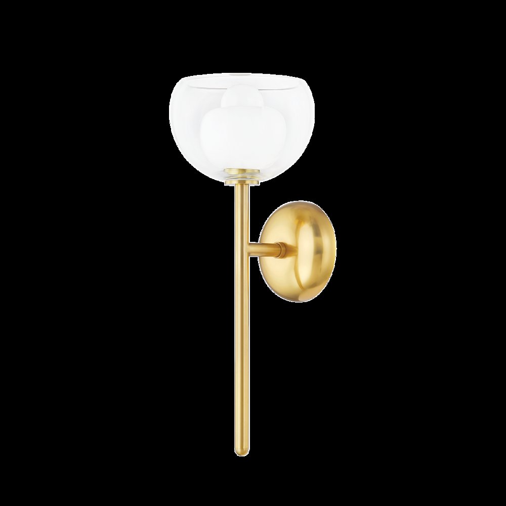 Cortney Wall Sconce, Aged Brass