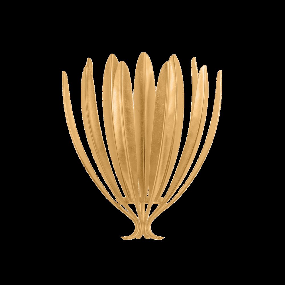 Whitfield Wall Sconce, Vintage Gold Leaf