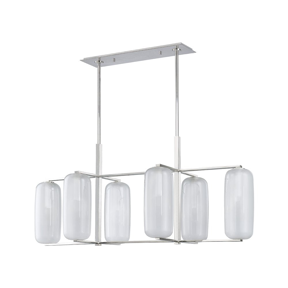 Pebble Linear, Polished Nickel