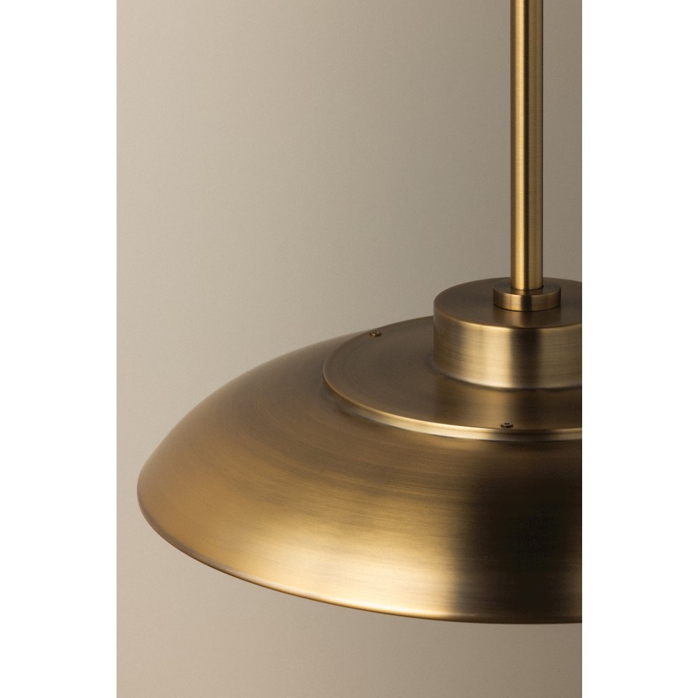 Braxton Pendant, Patina Brass