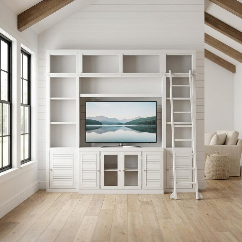5-Piece Entertainment Wall with Modern Design and Durable Construction