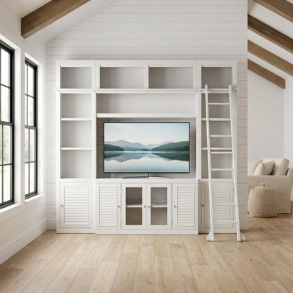 5-Piece Entertainment Wall with Modern Design and Durable Construction