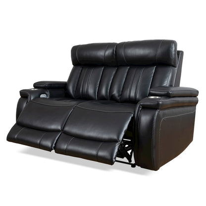 Royce - Midnight Power Reclining Sofa Loveseat and Recliner