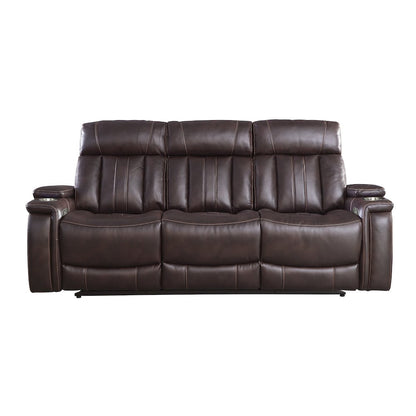 Royce - Fantom Brown Power Reclining Sofa and Two Recliners