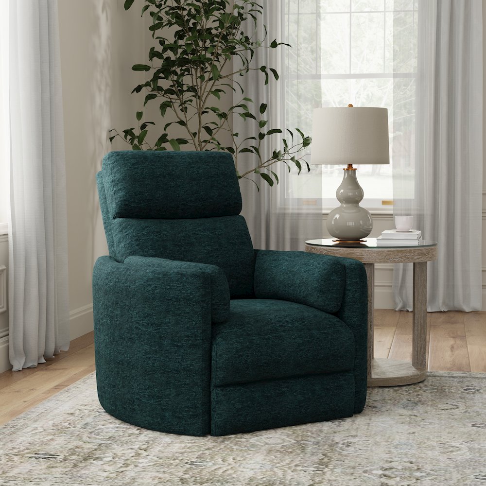 Radius - Peacock Power Swivel Glider Recliner
